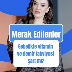 Gebelikte vitamin ve demir takviyesi şart mı?